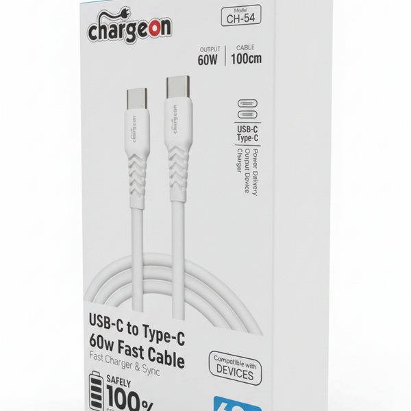 CH54 Hızlı Şarj Kablosu 60w TypeC