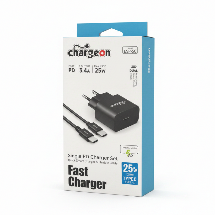 ESP-50 CHARGEON 25W PD TYPE C SET