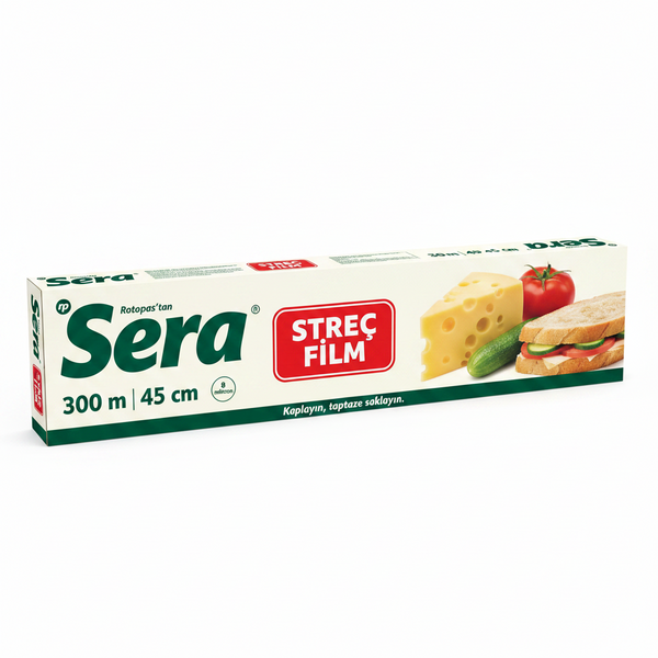 Sera Streç Film 45x300m  8 mic