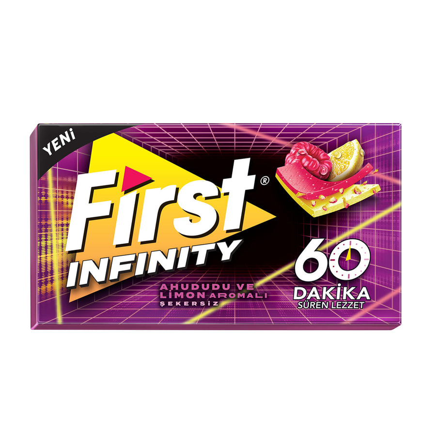 First İnfinity 60 Dakika Ahudud Limon  Aromalı Sakız