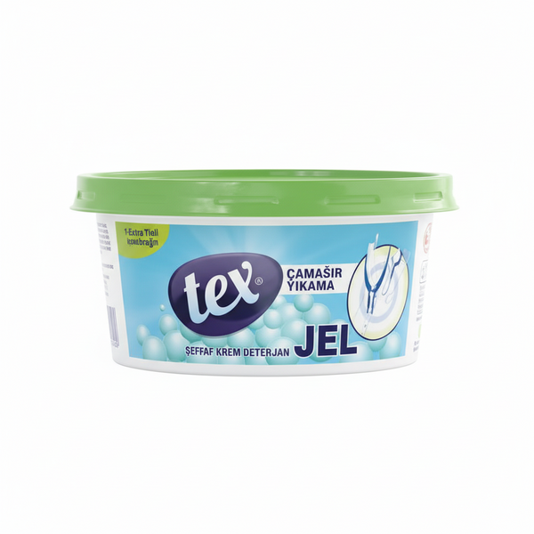 Tex Jel Şeffaf Krem Deterjan Yeşil 240ml