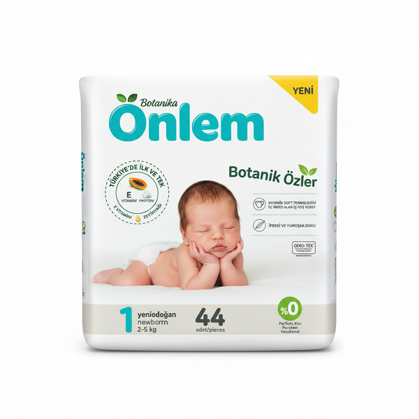 Önlem Çocuk Bezi 1 Yeni Doğan 2 - 5 kg 44 adet