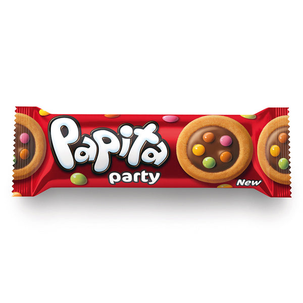 Şölen Papita Party Drajeli Çikolata Kaplamalı Bisküvi 63gr
