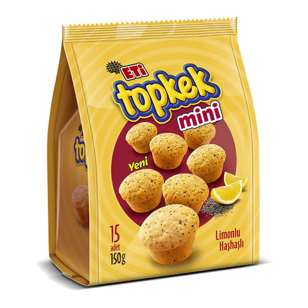 Eti Topkek Mini Limonlu Haşhaşlı 150g