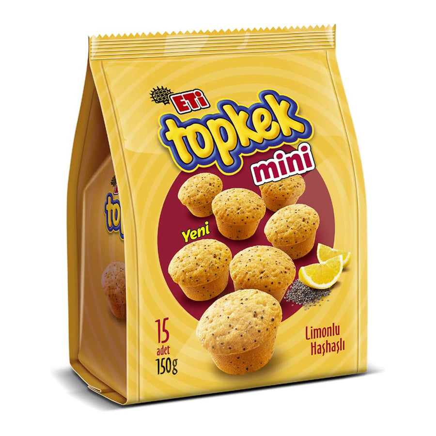 Eti Topkek Mini Limonlu Haşhaşlı 150g