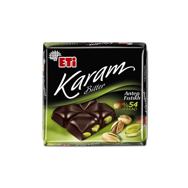 Eti Karam Bitter Antep Fıstıklı %54 Kakao 60gr