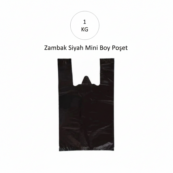 Zambak Siyah Mini Boy Poşet 1kg