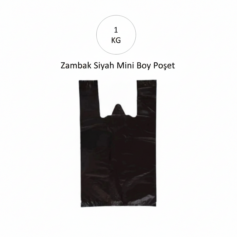 Zambak Siyah Mini Boy Poşet 1kg