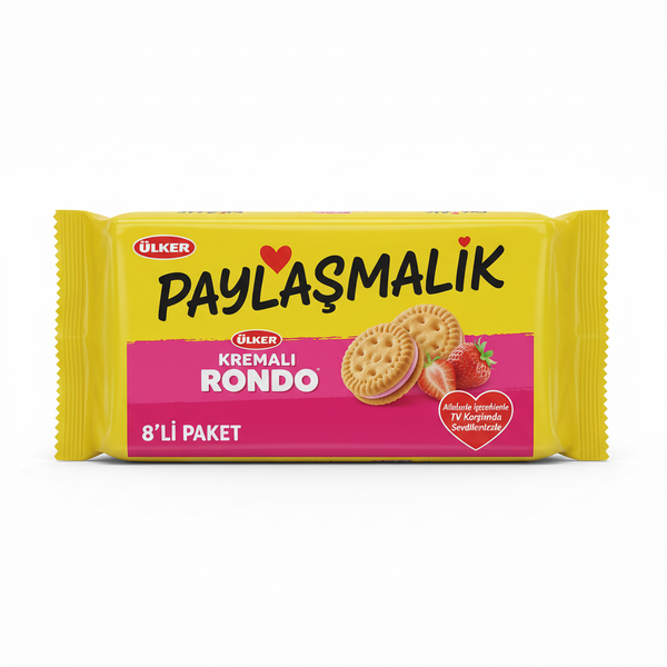Ülker Rondo Çilekli  61*8=326 Gr