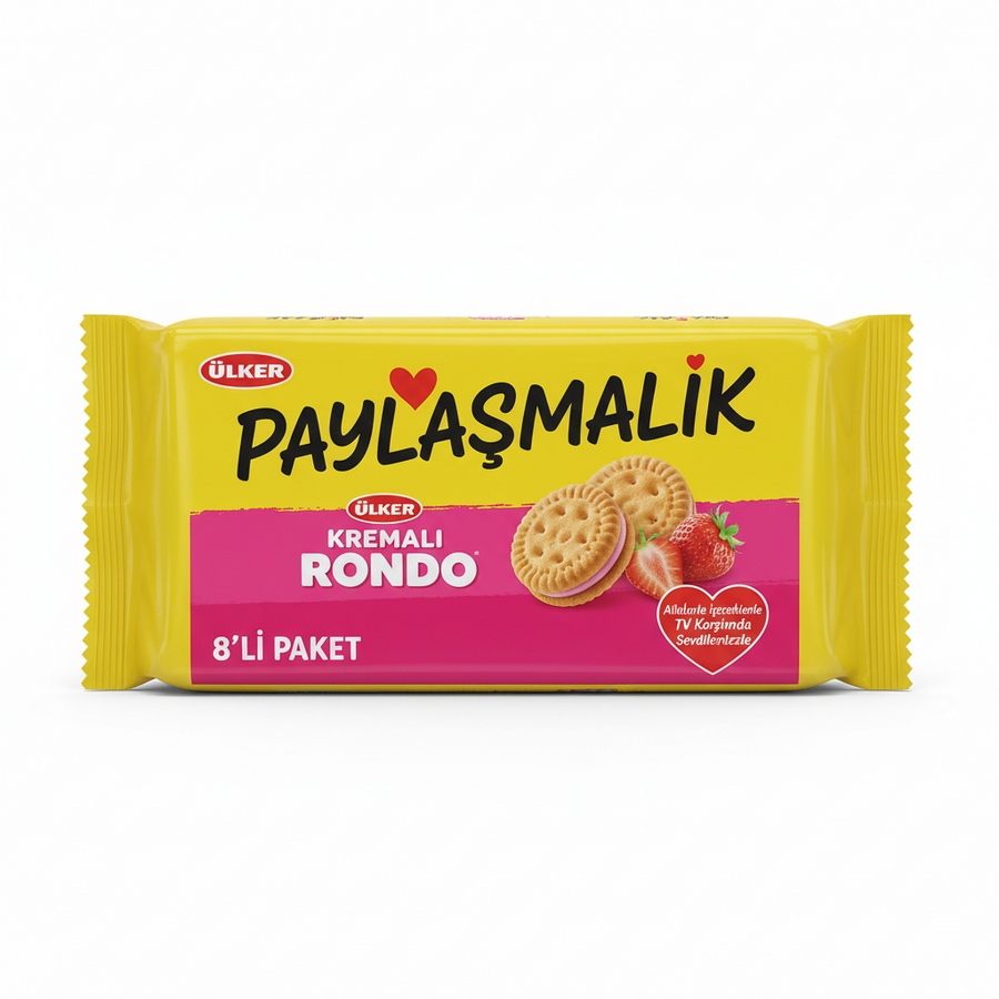 Ülker Rondo Çilekli  61*8=326 Gr