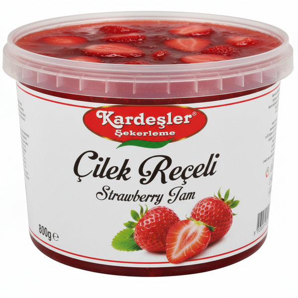 Kardeşler Reçeli Çilek  800 gr.