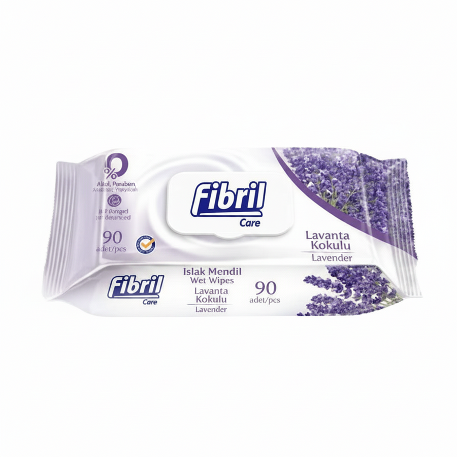 Fibril Lavanta Islak Mendil 90 Adet