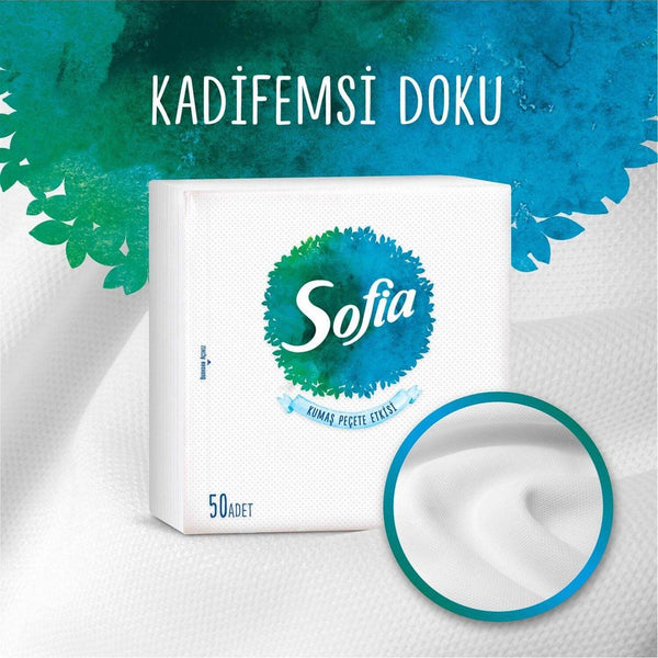Sofia Kumaş Dokulu Peçete 50 adt