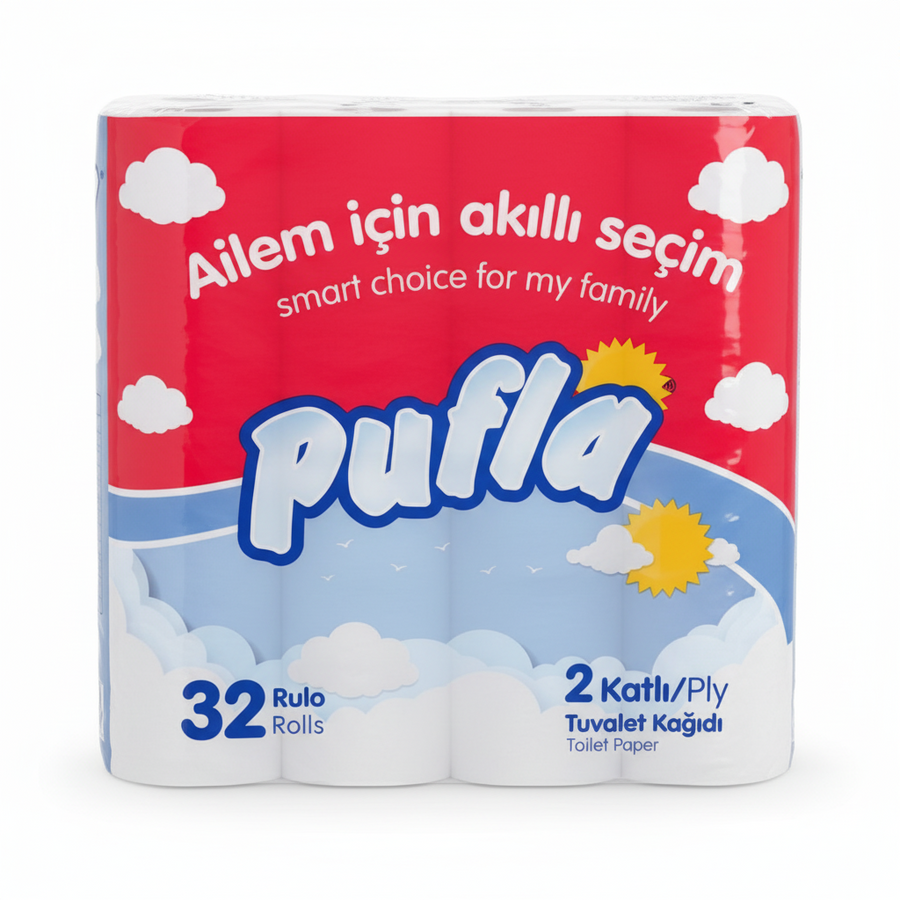 Pufla Tuvalet Kağıdı 32 Rulo