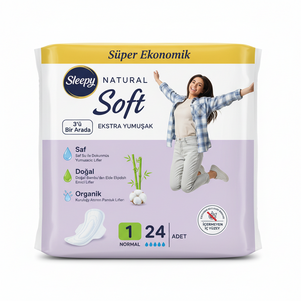 Sleepy Soft Süper Normal 3 lü Paket 24 Ad