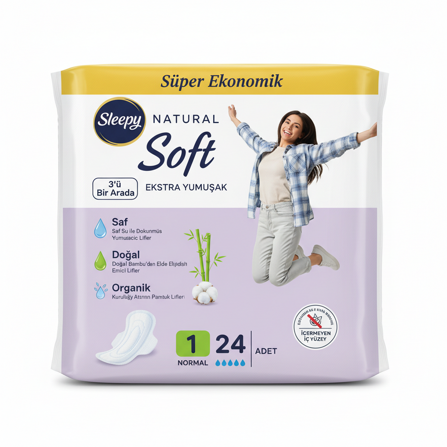 Sleepy Soft Süper Normal 3 lü Paket 24 Ad