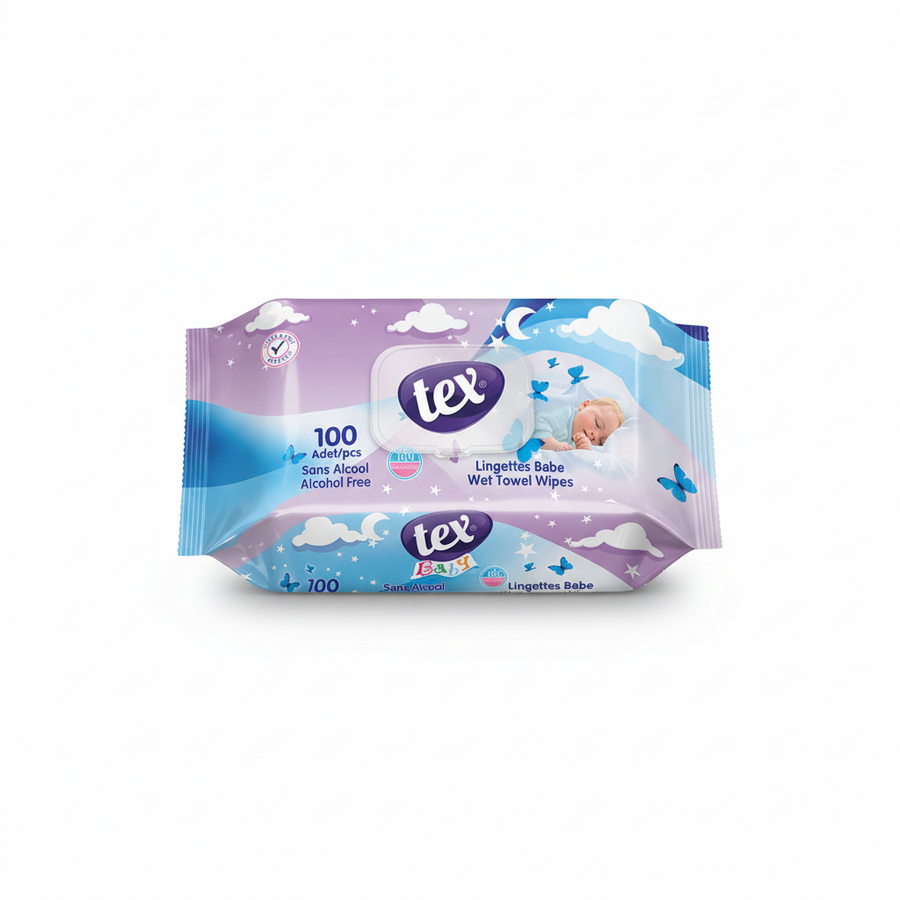 Tex Islak Mendil 100 ad  Baby