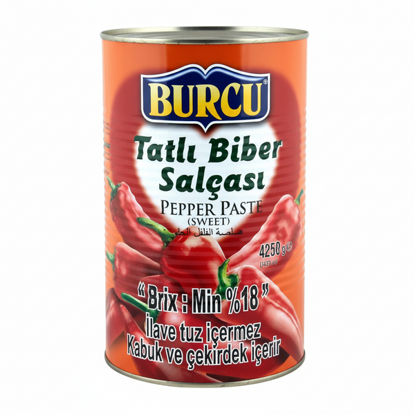 Burcu Tatlı Biber Salçası 4250 Gr