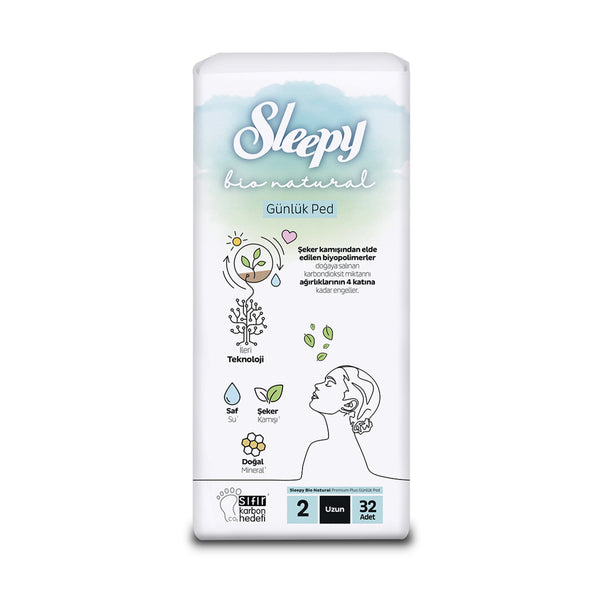 Sleepy Kadın Pedi Günlük Uzun 32AD