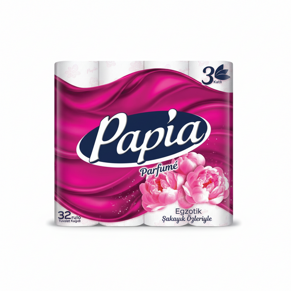 Papia Tuvalet Kağıdı 3 Katlı 32 Rulo