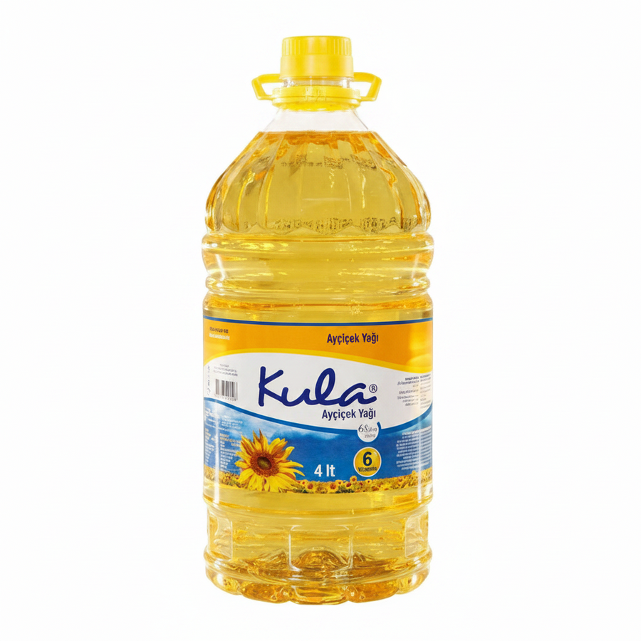 Kula Ayçiçek Yağı 4 lt