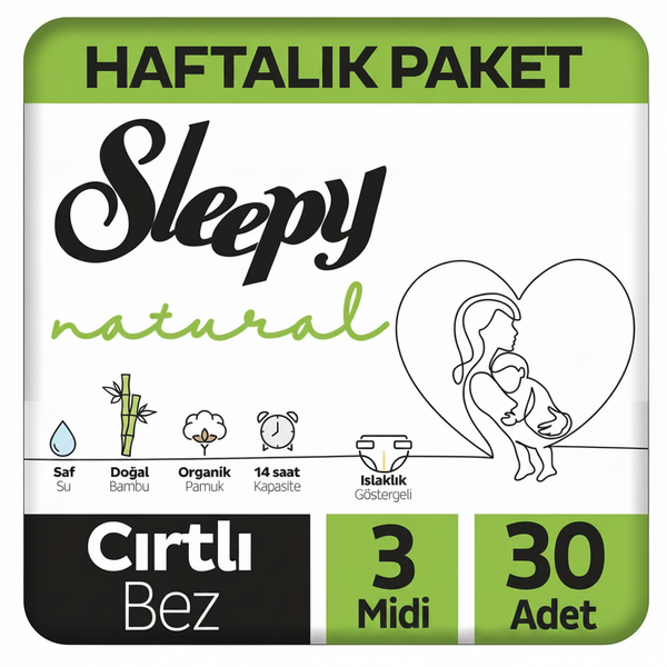 Sleepy Çocuk Bezi 3 Numara 30lu