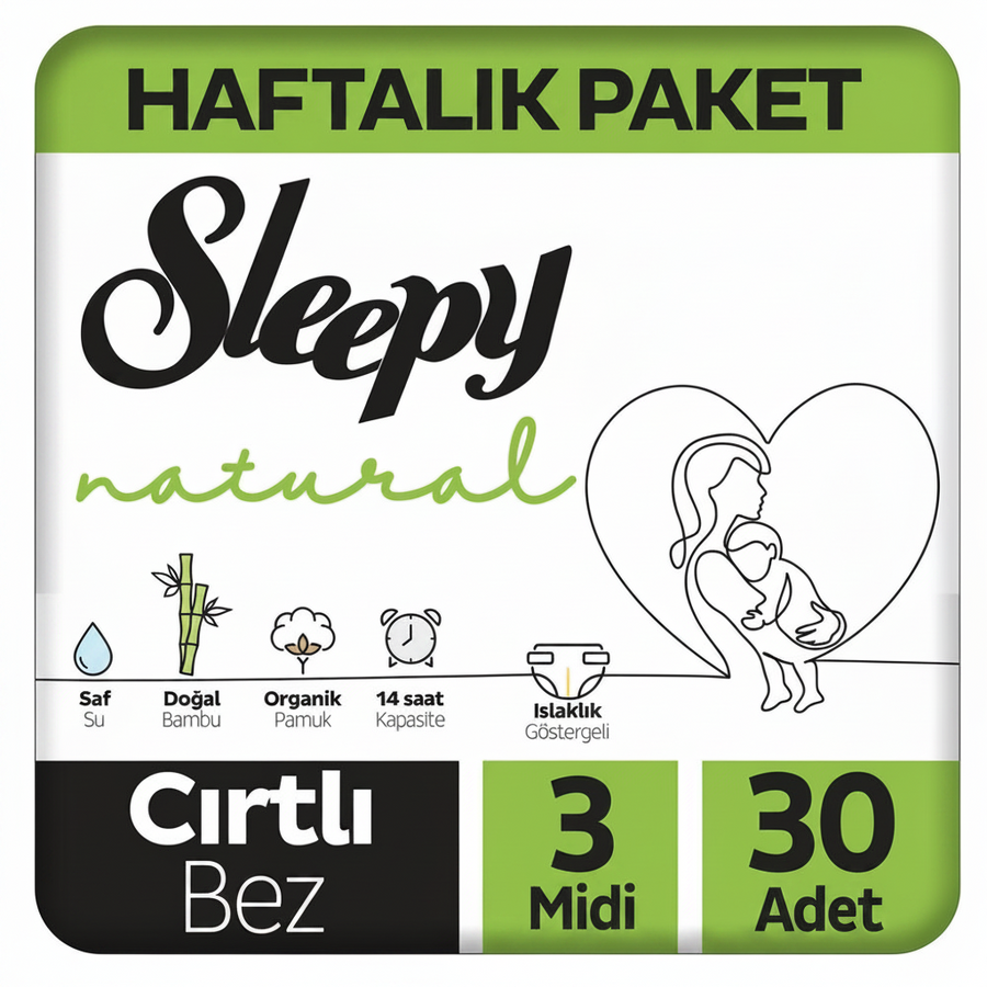 Sleepy Çocuk Bezi 3 Numara 30lu