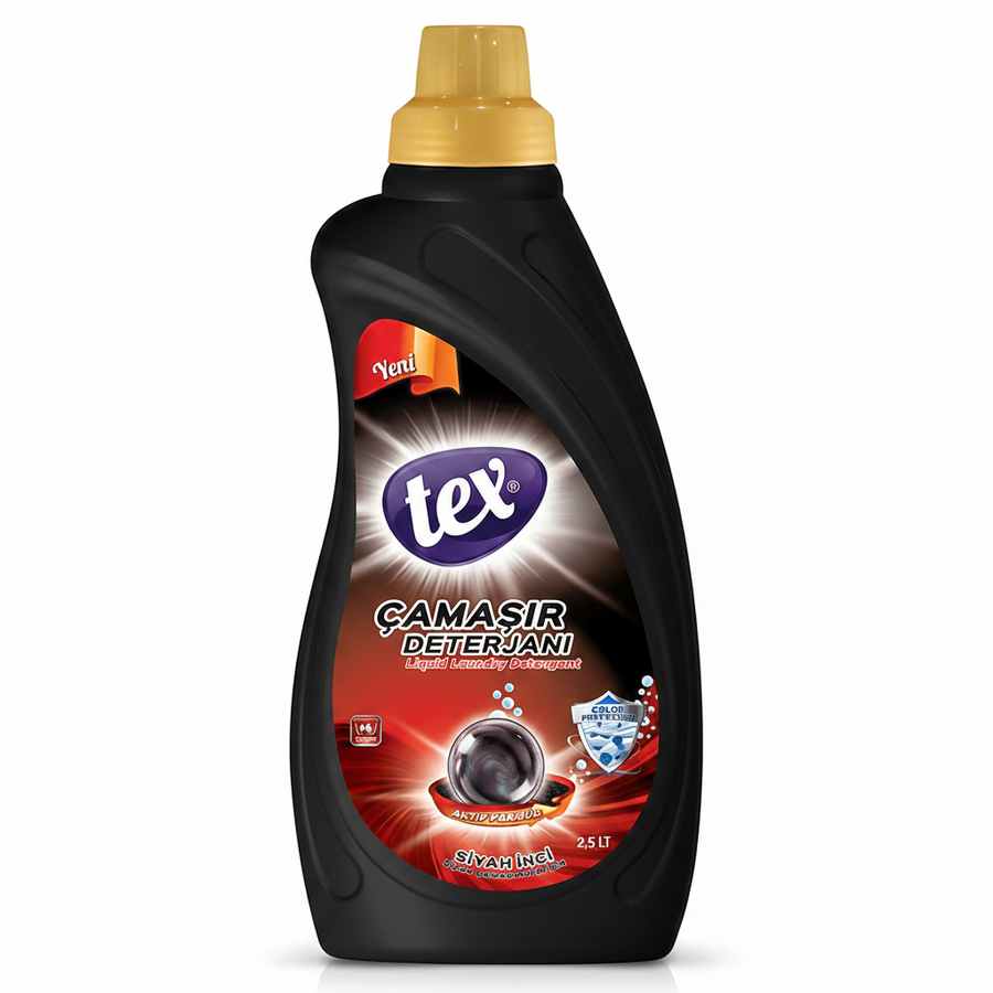 Tex Sıvı Çamaşır Deterjanı Siyah İnci 2,5 LT