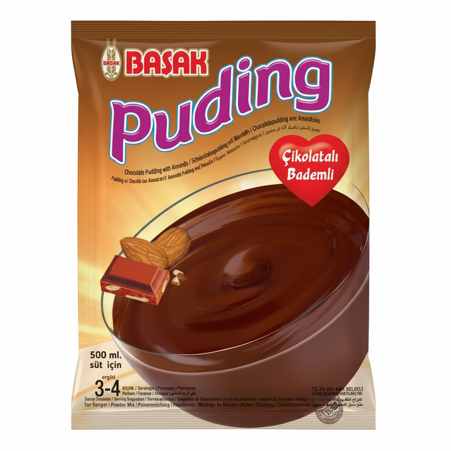 Başak Puding Çikolotalı Bademli 105 gr