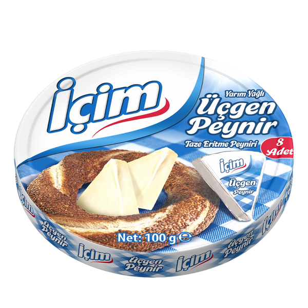 İçim Üçgen Peynir Yarım Yağlı 8x12,5gr
