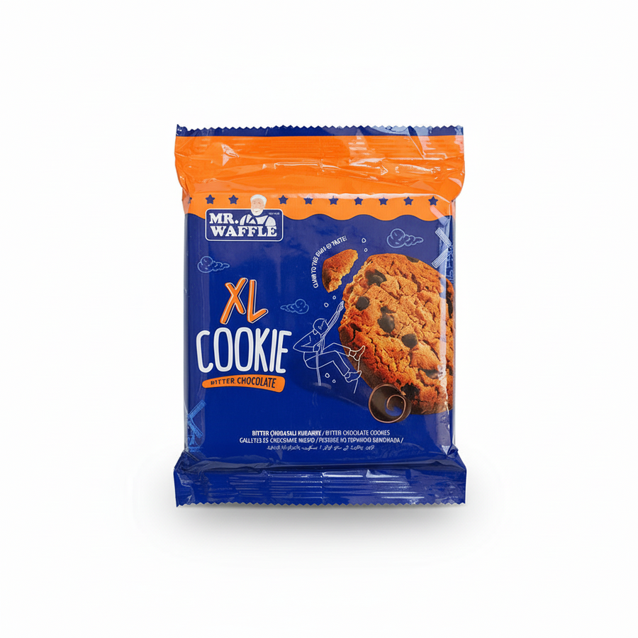 Mr Waffle XL Cookie Bitter Çikolata 41g