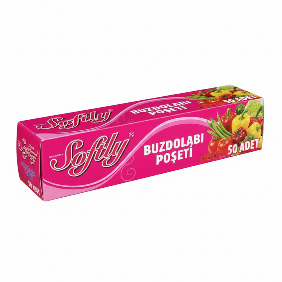 Softly  Star Buzdolabı Poşeti Küçük Boy 50ad