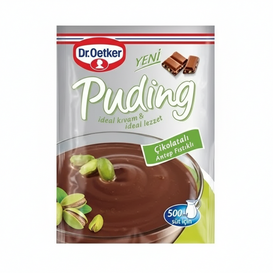 Dr. Oetker Çikolatalı Antep Fıstıklı Puding 100Gr