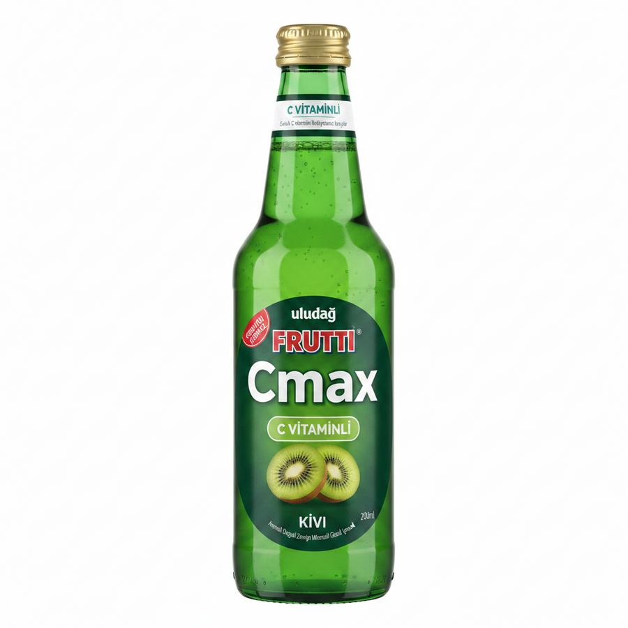 Uludağ Frutti C max Kivi Maden Suyu 200 Ml