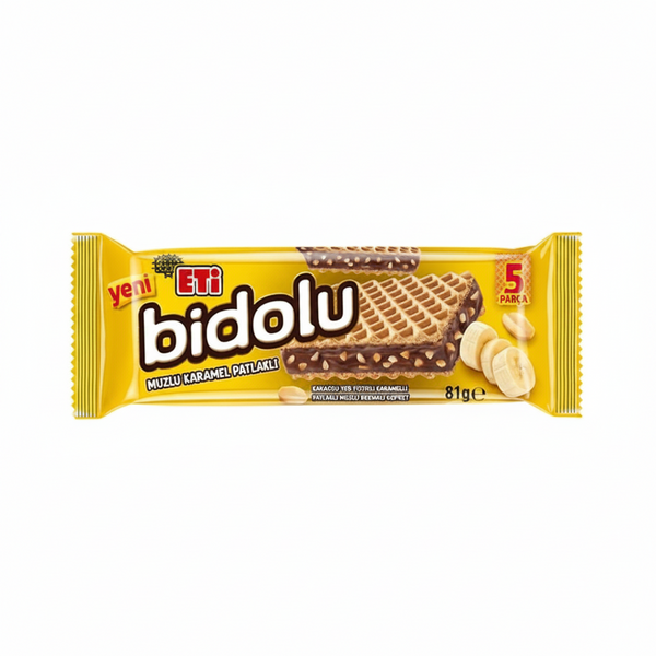 Eti Bidolu Muzlu Yer Fıstıklı Gofret 81gr