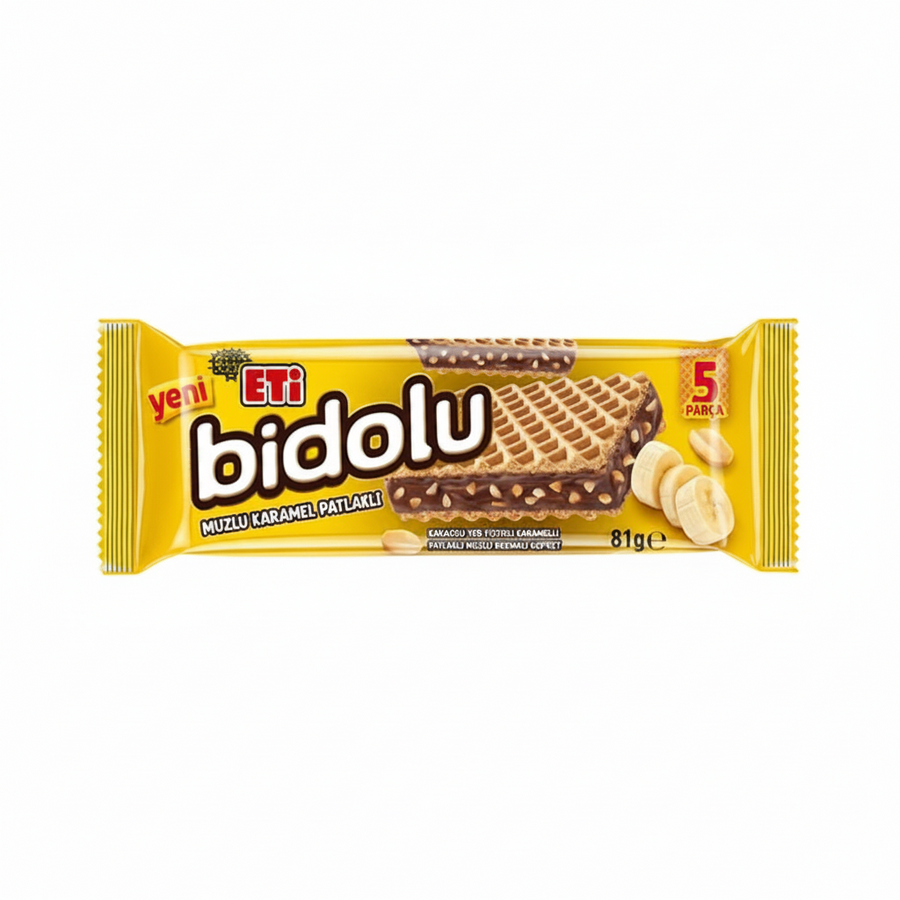 Eti Bidolu Muzlu Yer Fıstıklı Gofret 81gr