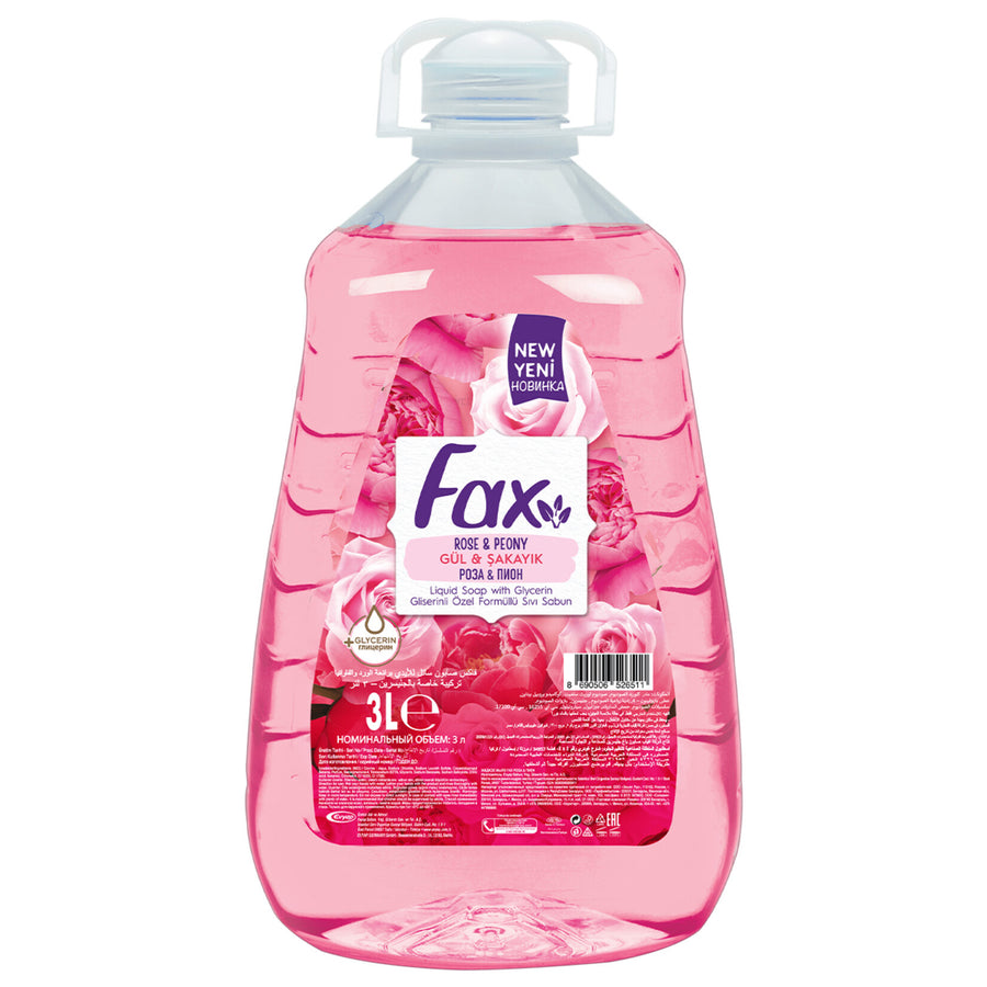 Fax Sıvı Sabun Gül Pembe 3  lt