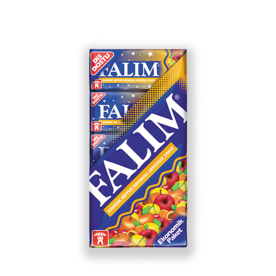 Falım Karışık Meyve Aromalı Şekersiz Sakız 5ad