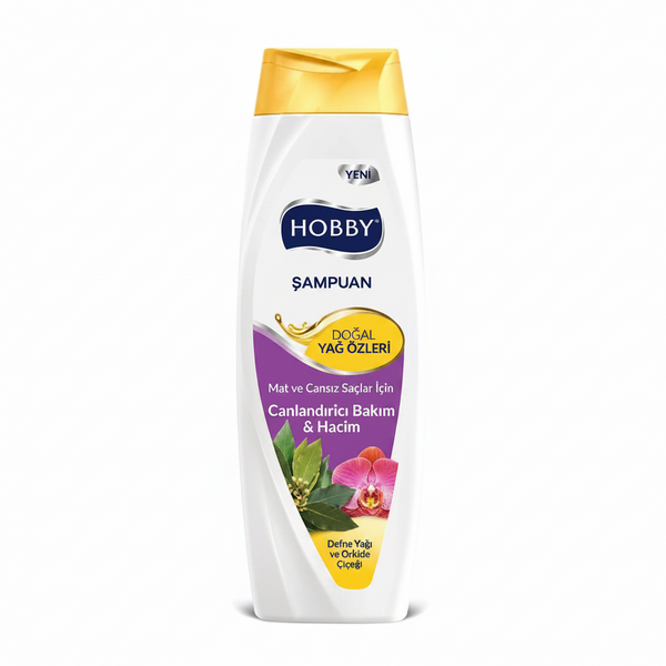 Hobby Şampuan Canlandırıcı Bakım ve Hacim Defne&Orkide  500ml