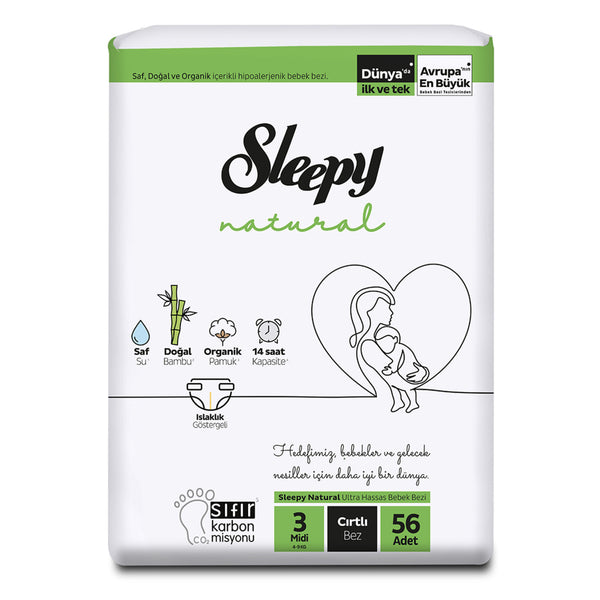 Sleepy Bio Natr. Çocuk Bezi 3 Numara