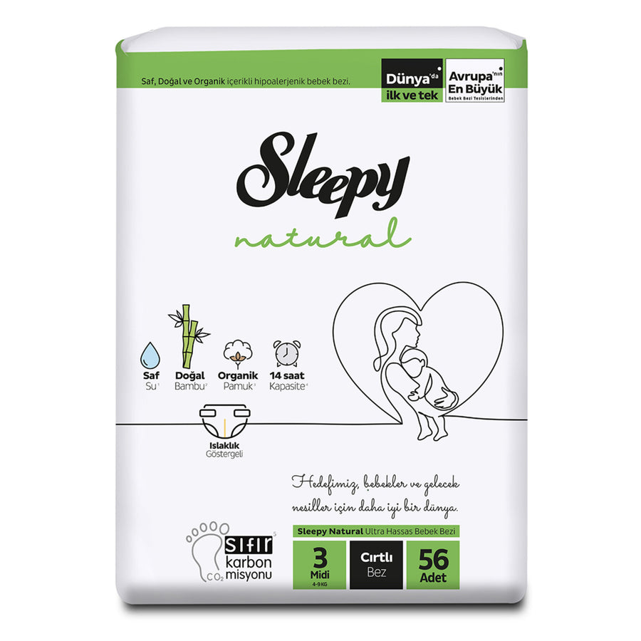 Sleepy Bio Natr. Çocuk Bezi 3 Numara