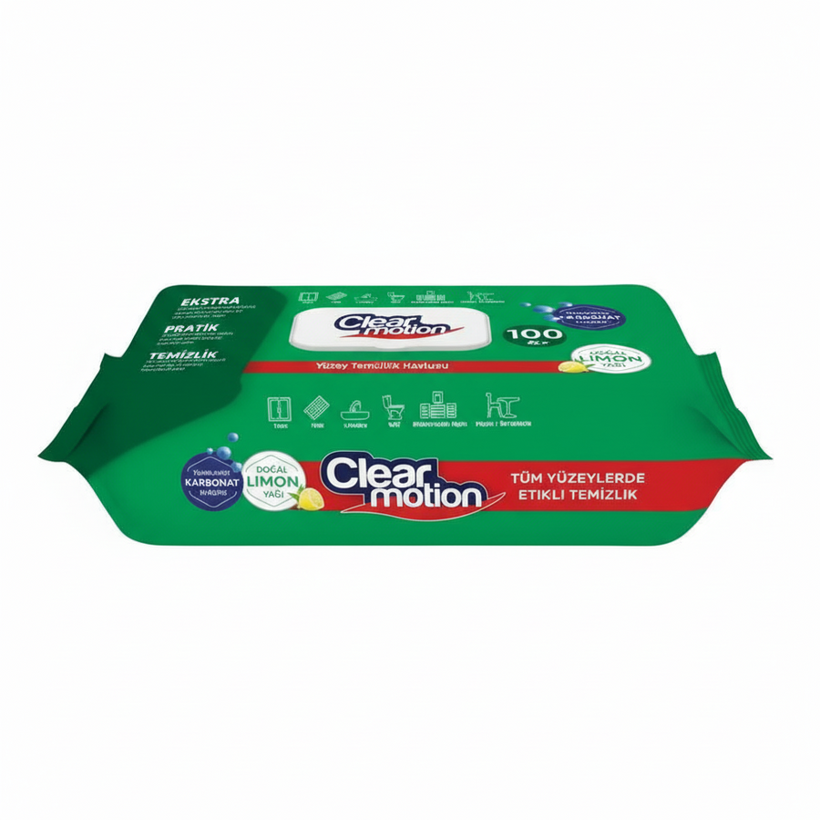 Clear Motion Temizlik Havlusu 100 lü