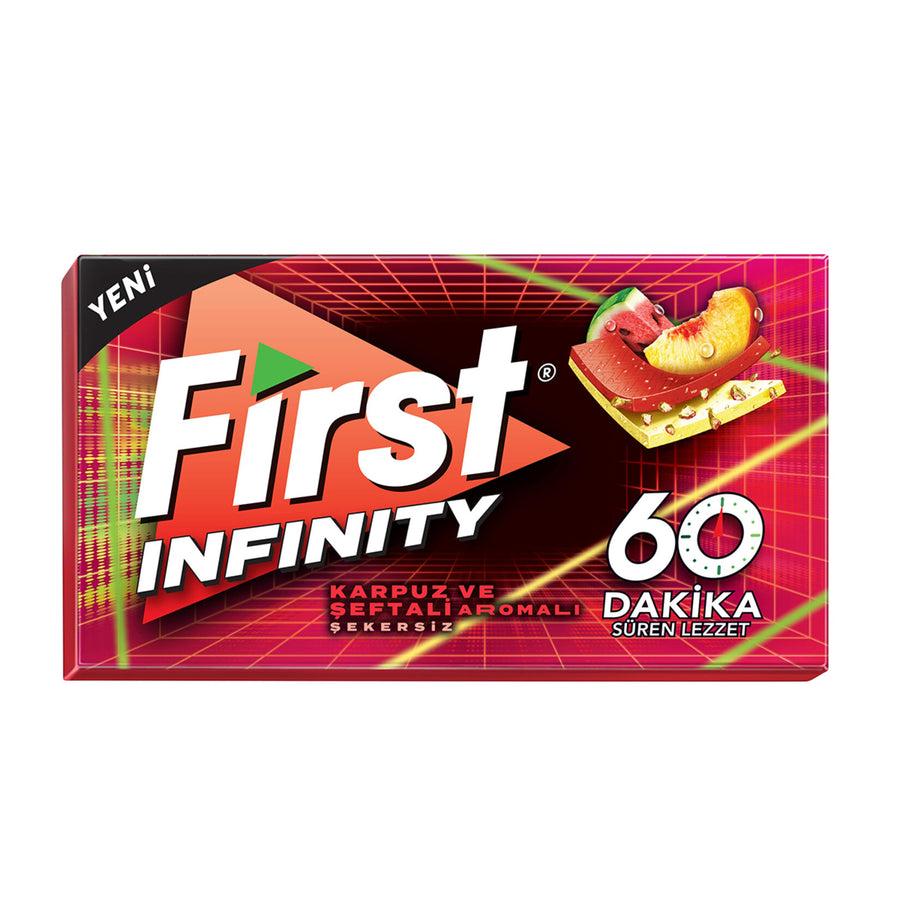 First İnfinity 60 Dakika Karpuz Şeftali  Aromalı Sakız