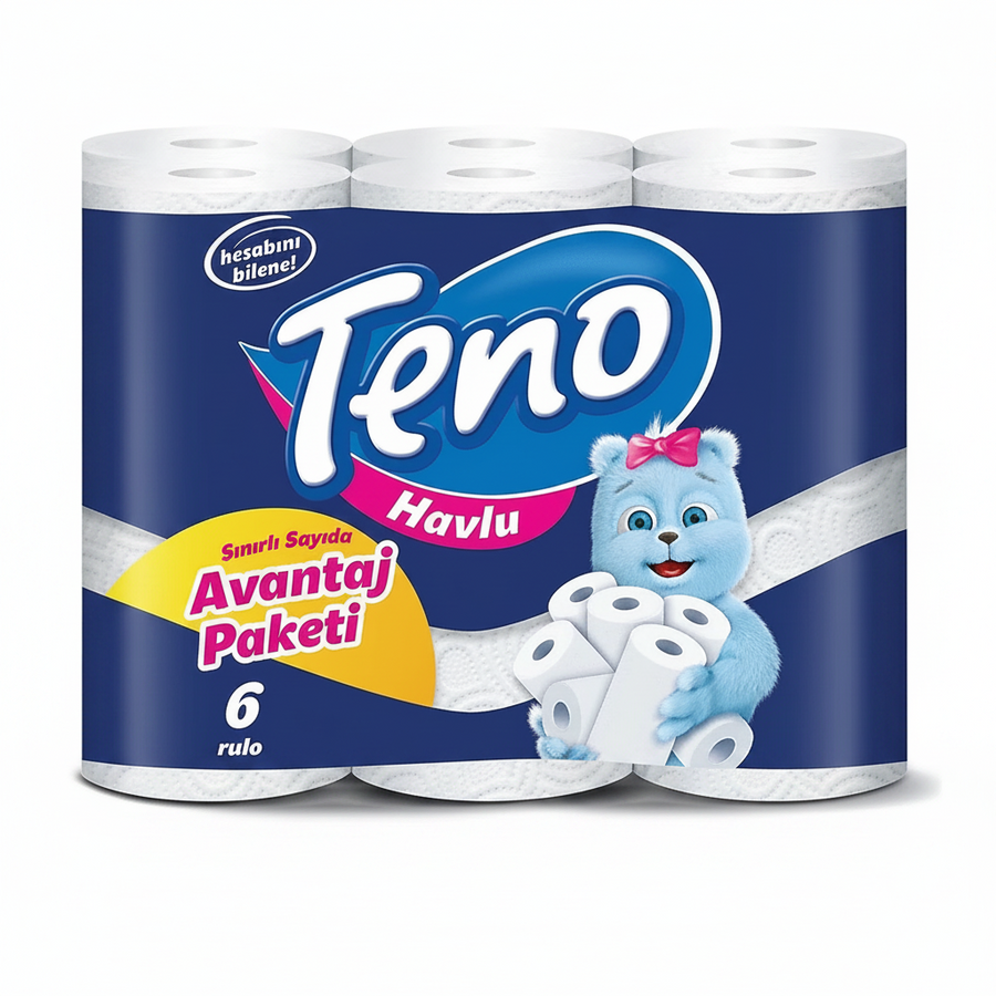 Teno Havlu Kağıt 6 Rulo