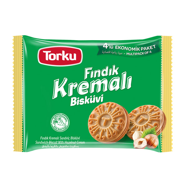 Torku Fındık Kremalı Bisküvi 4*61gr