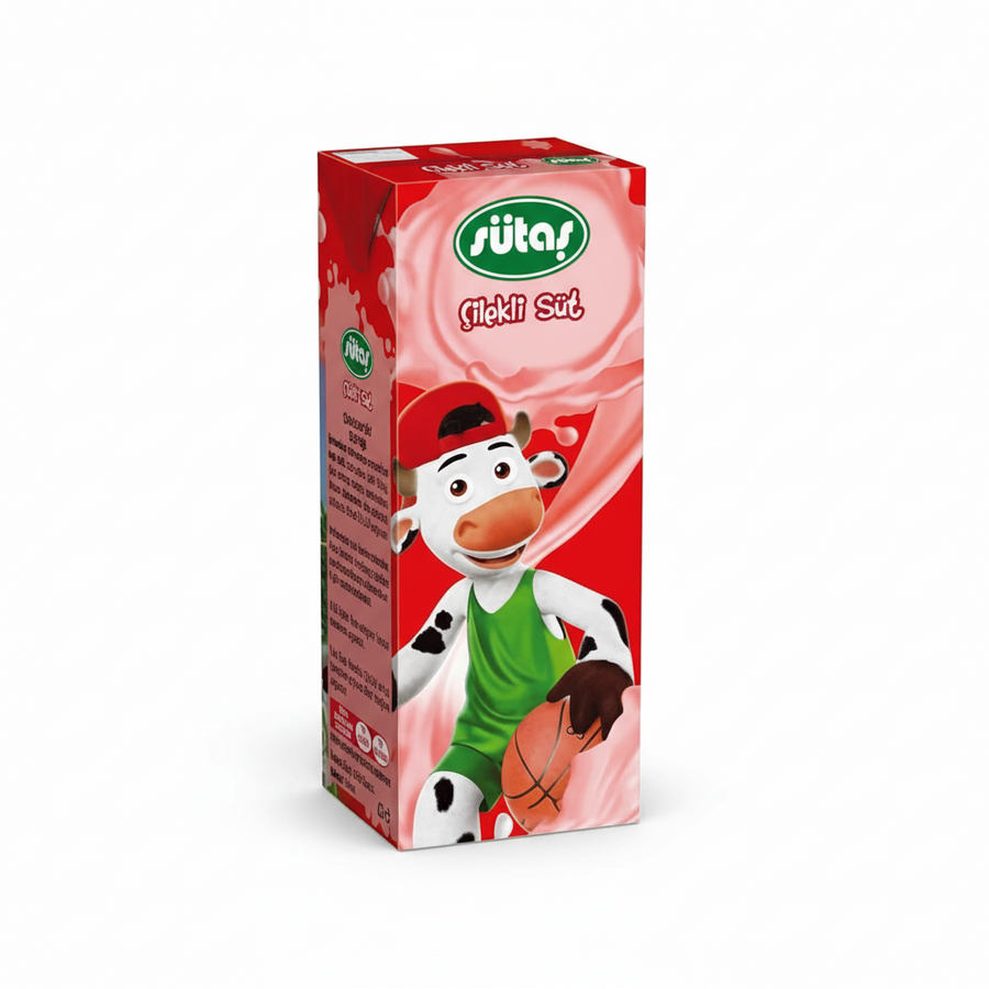 Sütaş Çilekli Süt 180ml