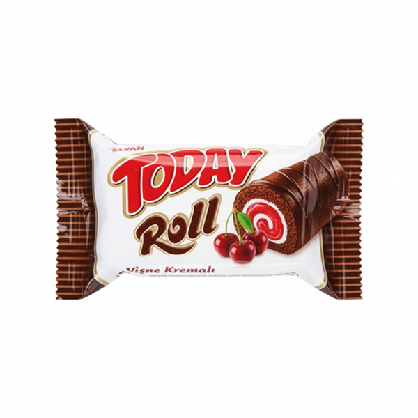 Elvan Today Roll Kek Vişne Kremalı 70 g