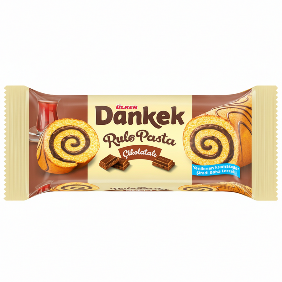 Ülker Dankek Rulo Pasta Çikolatalı 235g