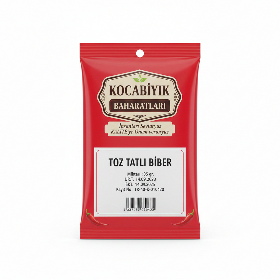 Kocabıyık Toz Tatlı Biber 35gr