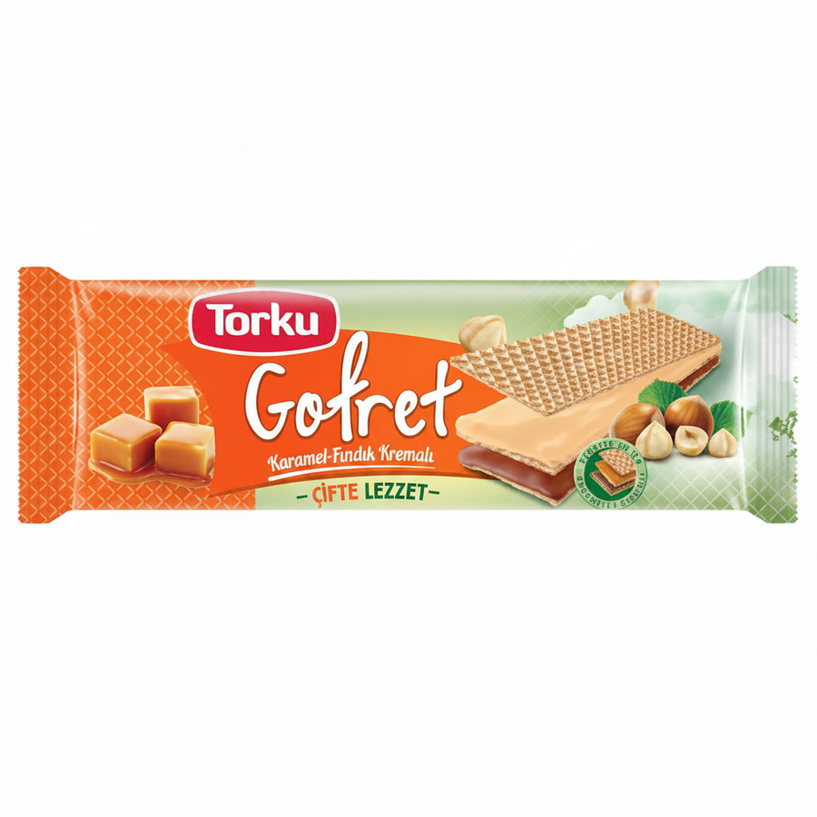 Torku Karamelli Fındıklı Gofret Büyük 142gr